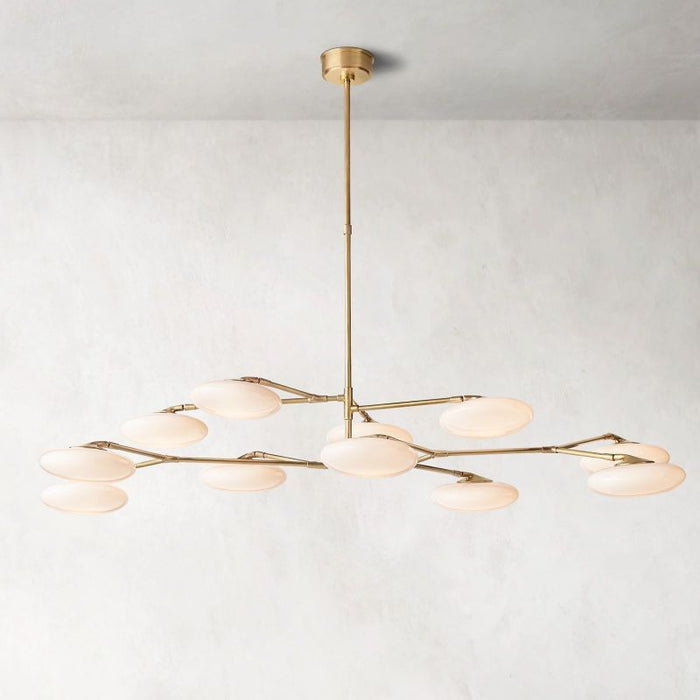 Brindle Linear Dining Room Chandelier 65"