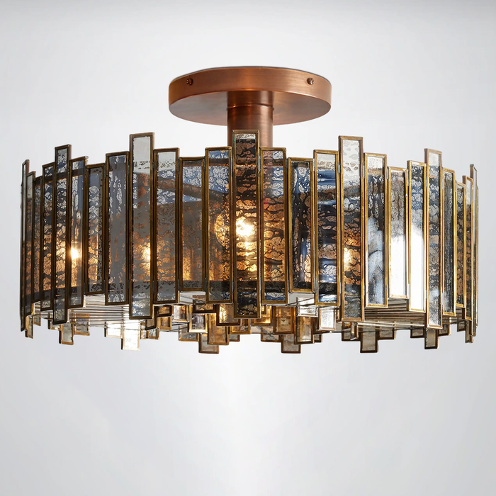 Artistic Glass Lailar Ceiling Light 20''