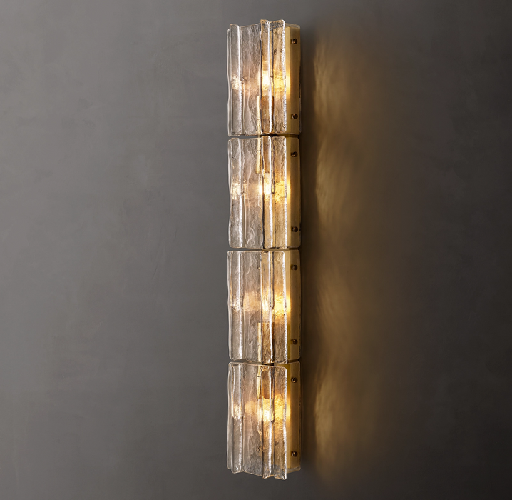 Cattica Clear Glass Grand Sconce