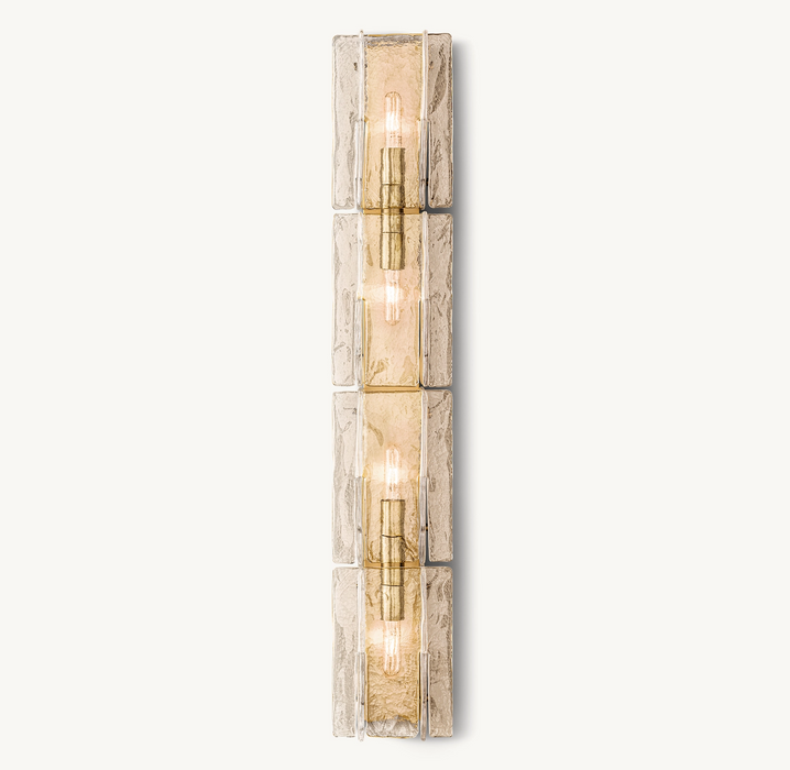 Cattica Clear Glass Grand Sconce