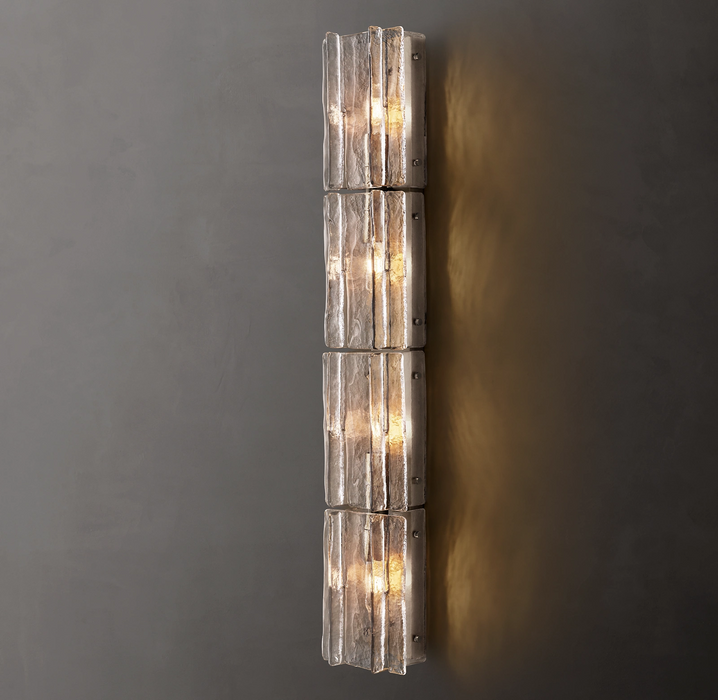 Cattica Clear Glass Grand Sconce