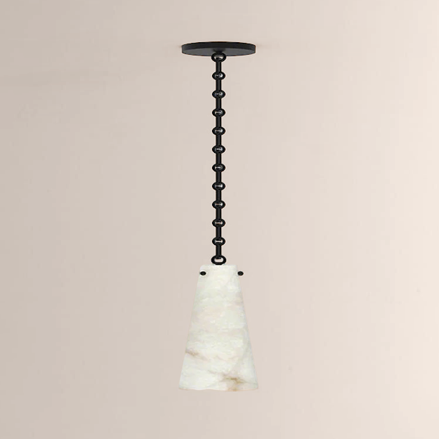 Steven Contemporary Unique Alabaster Pendant Light
