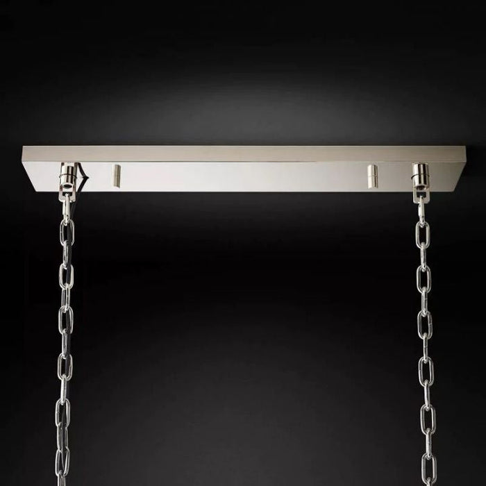 Zella 2-Tier Rectangular Chandelier 40"W