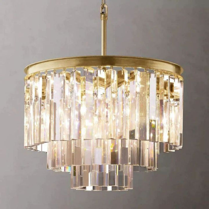 Zella Multi-Layer Round Chandelier 20"D