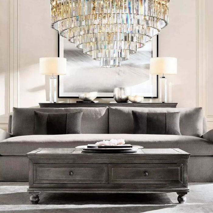 Zella Multi-Layer Round Chandelier 44"D