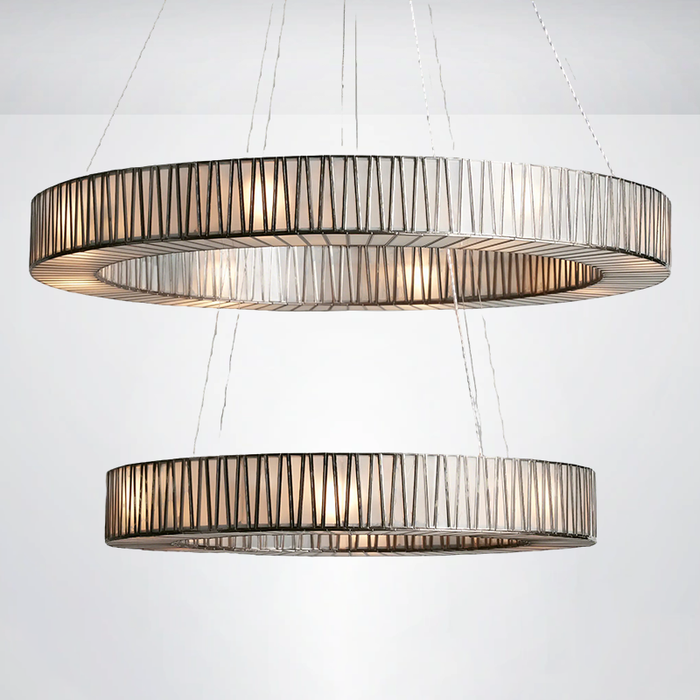 Rioest 2-Tier Round Chandelier
