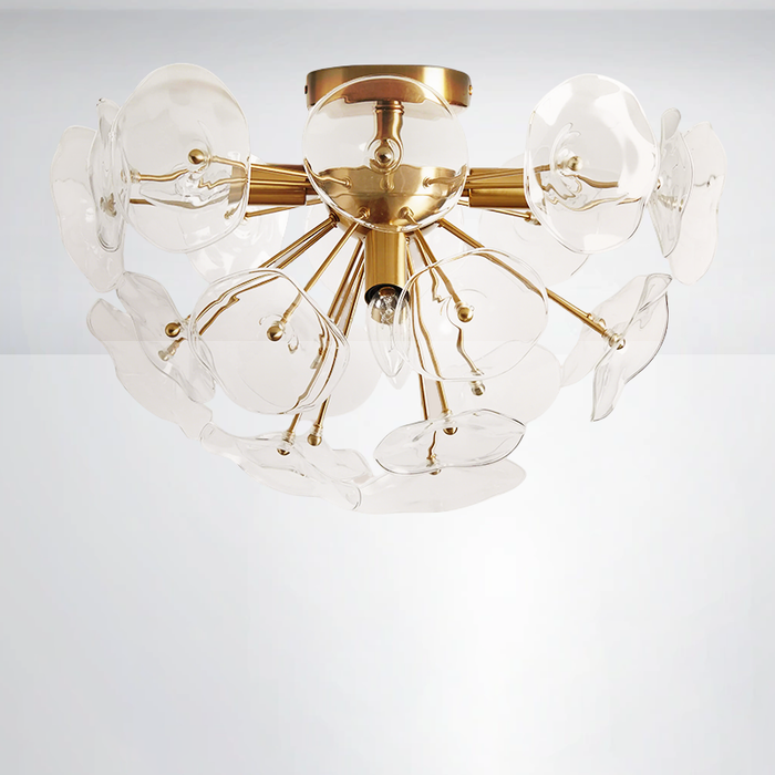 Naxi Glass Flush Mount