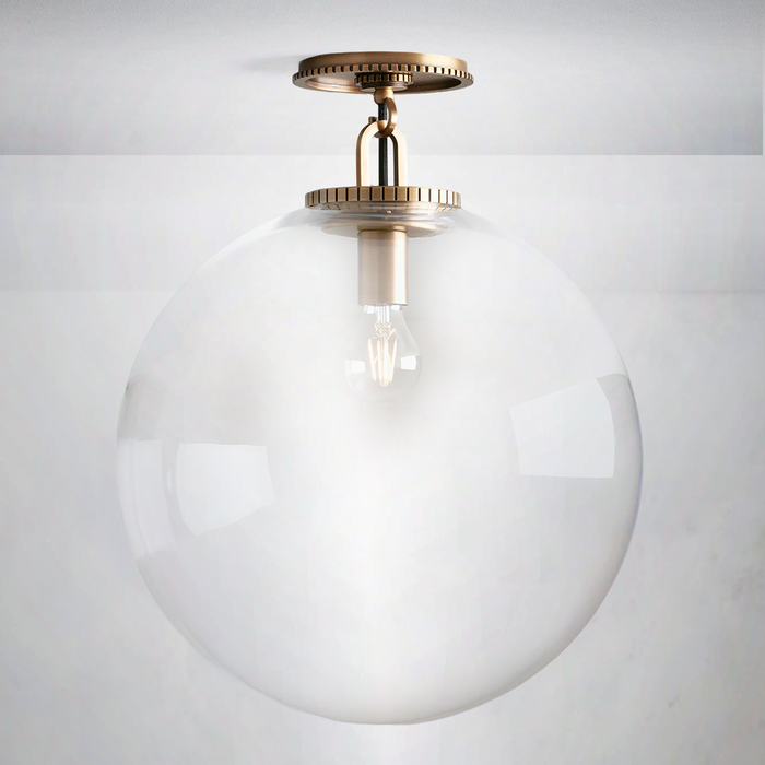Sobath Globe Flush Mount