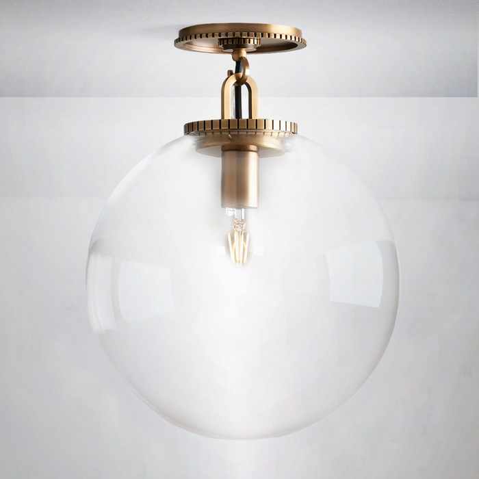 Sobath Globe Flush Mount