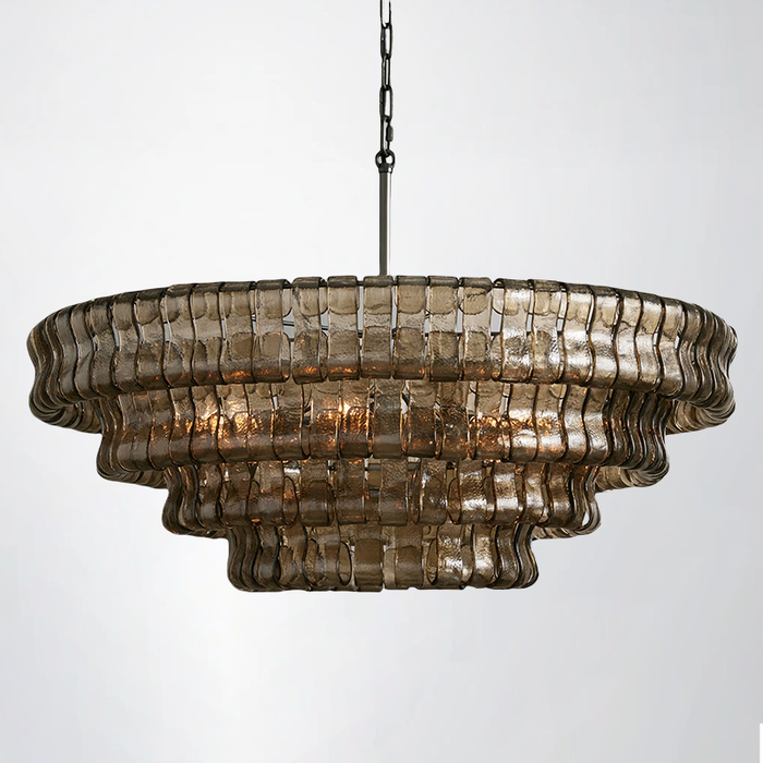 Amori 4/5-Tier Glass Round Chandelier
