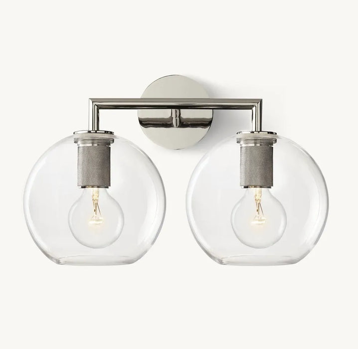 Utilitaire Globe Double Wall Sconce