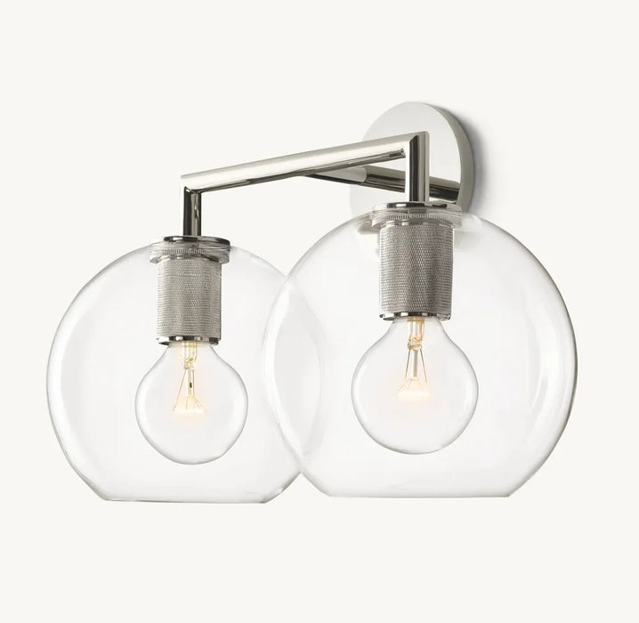 Utilitaire Globe Double Wall Sconce