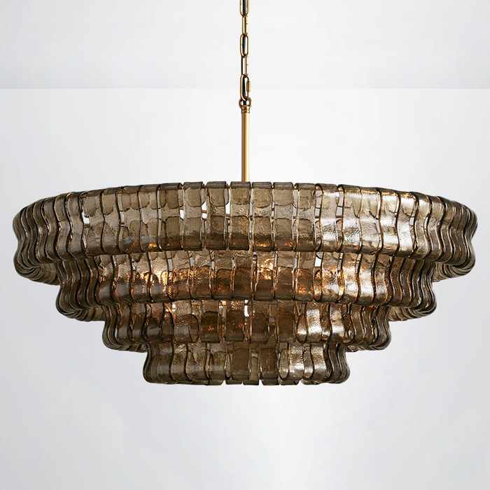 Amori 4/5-Tier Glass Round Chandelier