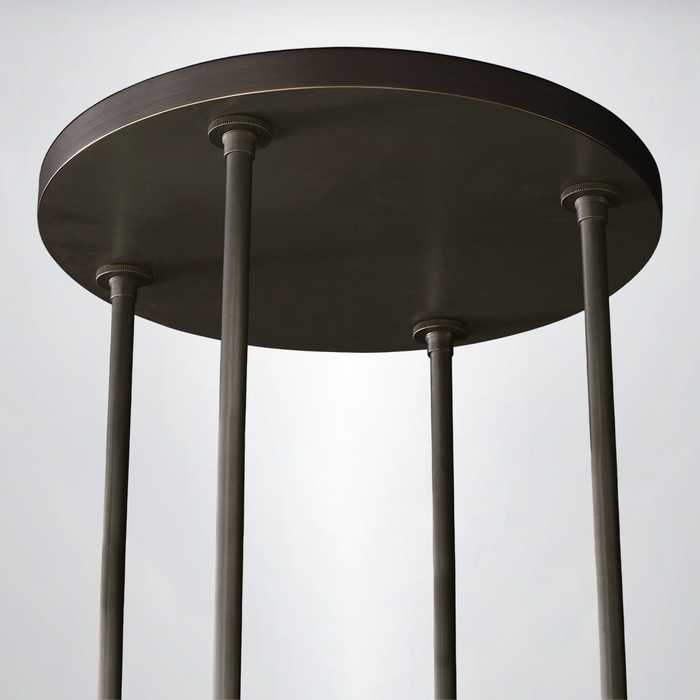 Vella Milk Glass Chandelier