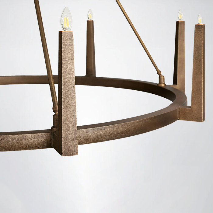 Emmet Round Chandelier 54"D 42"D
