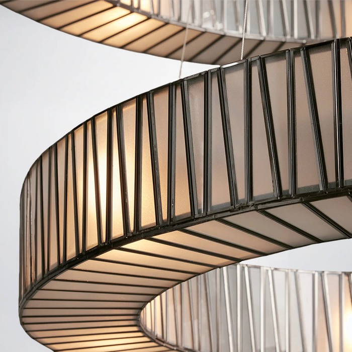 Rioest 2-Tier Round Chandelier