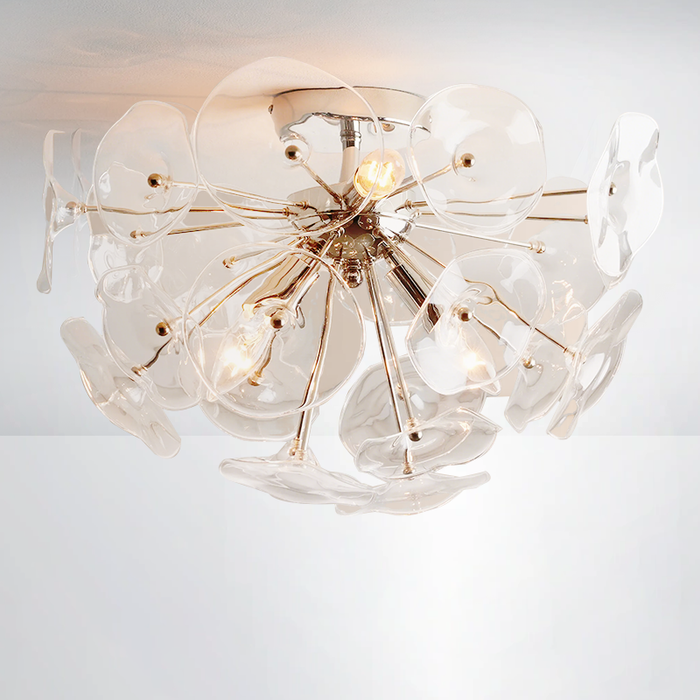 Naxi Glass Flush Mount