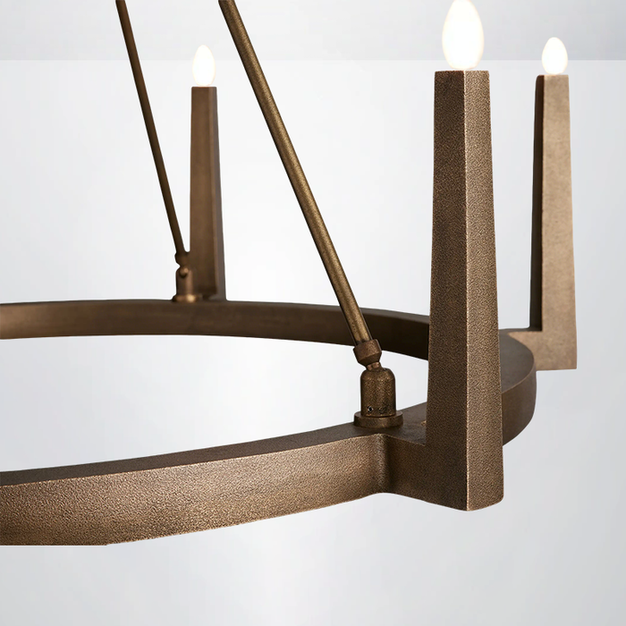 Emmet Round Chandelier 54"D 42"D