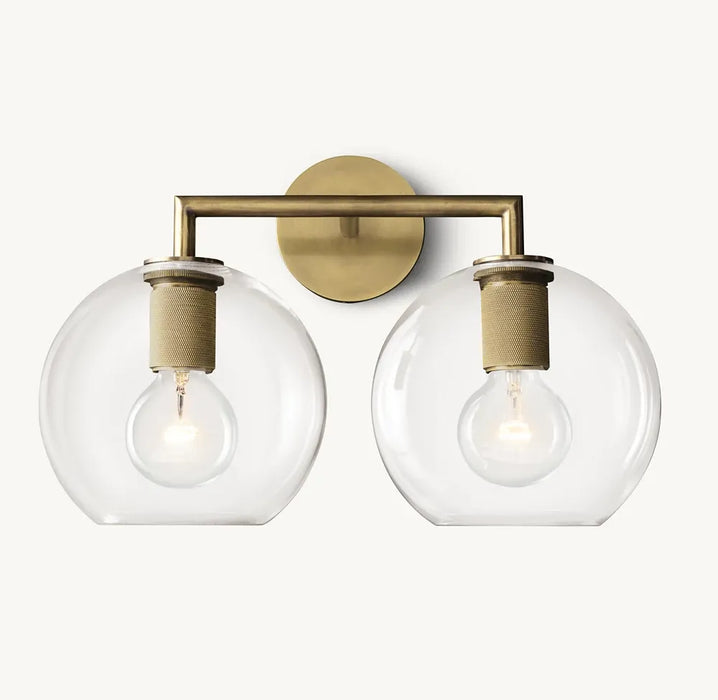 Utilitaire Globe Double Wall Sconce