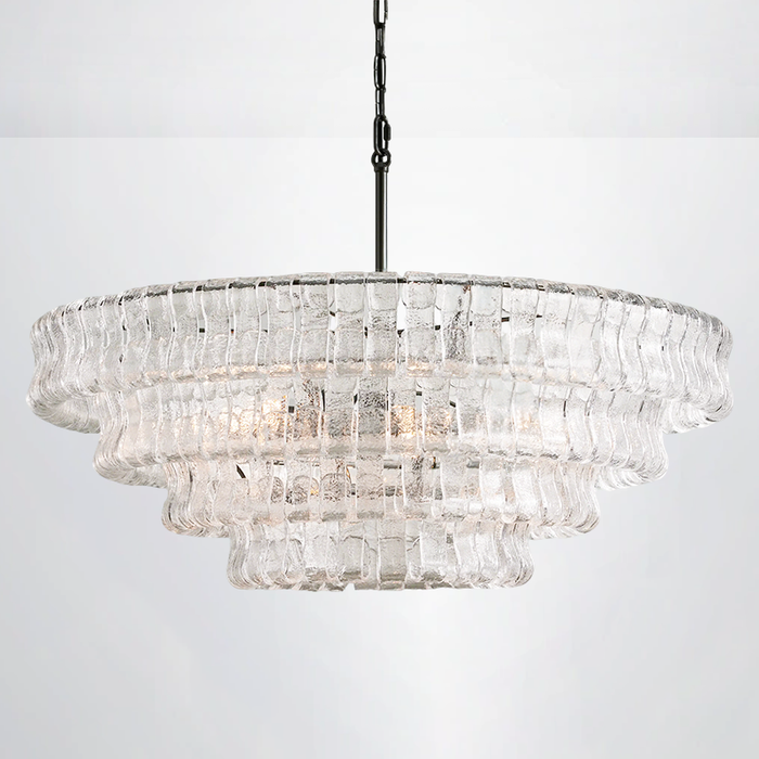 Amori 4/5-Tier Glass Round Chandelier
