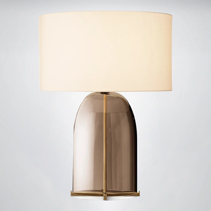 Bleom Amber Glass Table Lamp