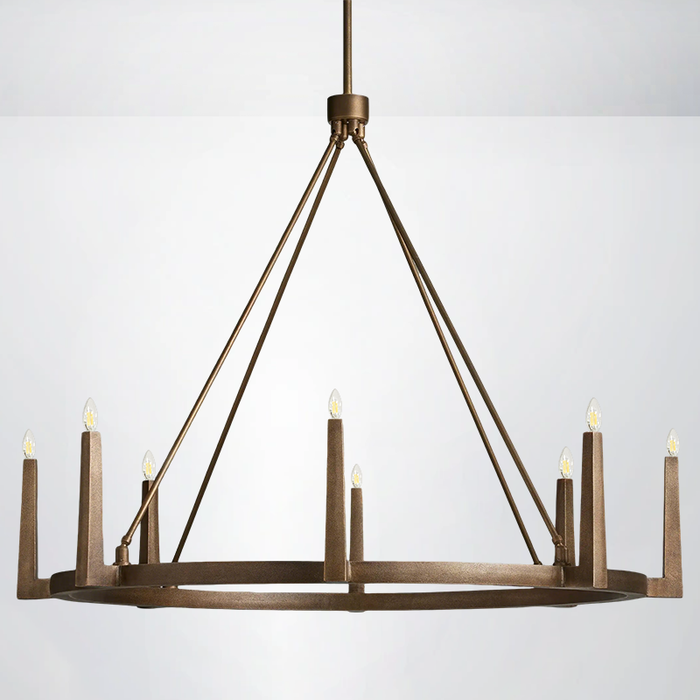 Emmet Round Chandelier 54"D 42"D