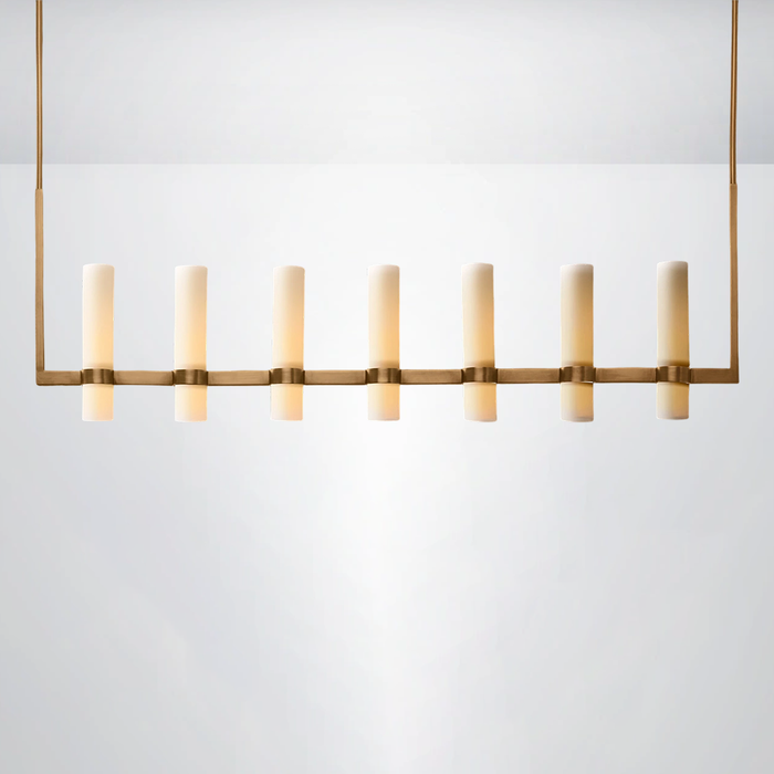 Vella Linear Glass Chandelier