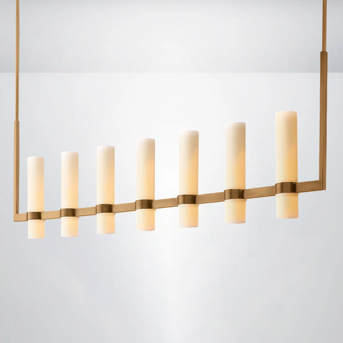 Vella Linear Glass Chandelier