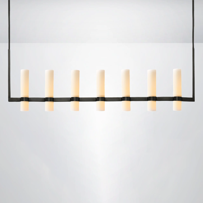 Vella Linear Glass Chandelier