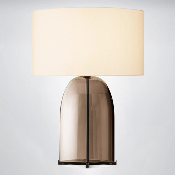 Bleom Amber Glass Table Lamp