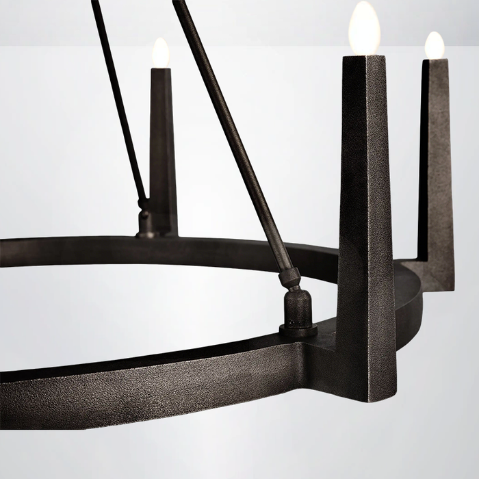 Emmet Round Chandelier 54"D 42"D