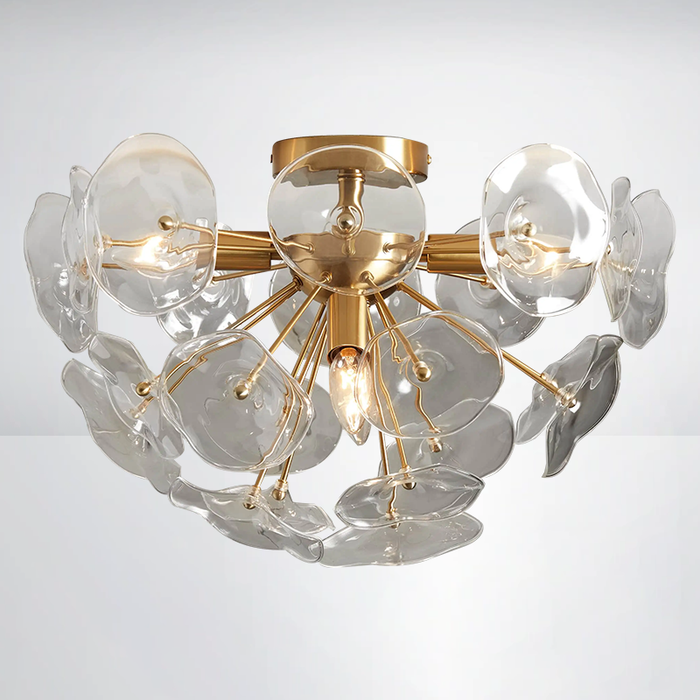 Naxi Glass Flush Mount