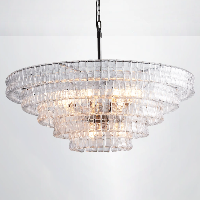 Amori 4/5-Tier Glass Round Chandelier