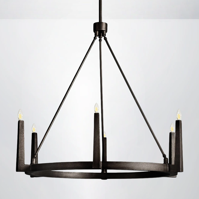 Emmet Round Chandelier 54"D 42"D