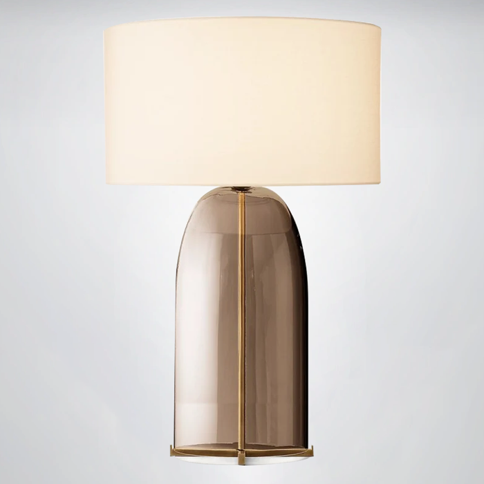 Bleom Amber Glass Table Lamp