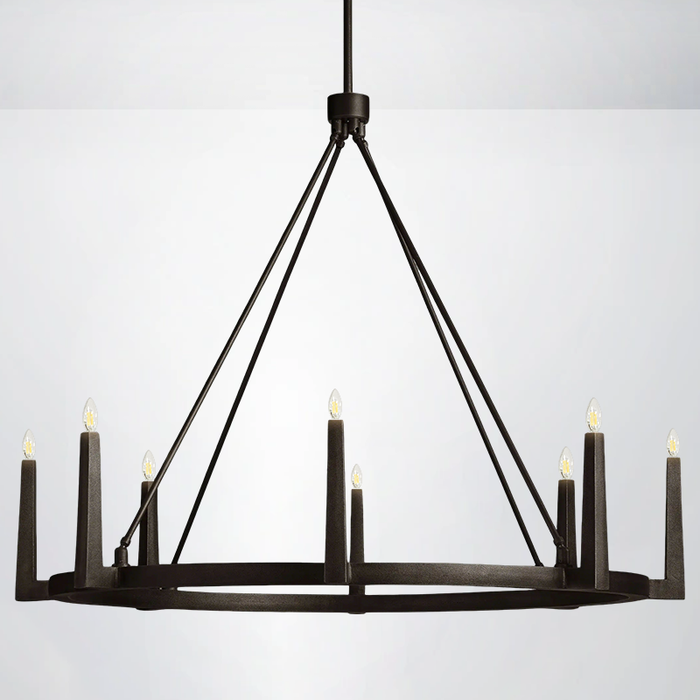 Emmet Round Chandelier 54"D 42"D