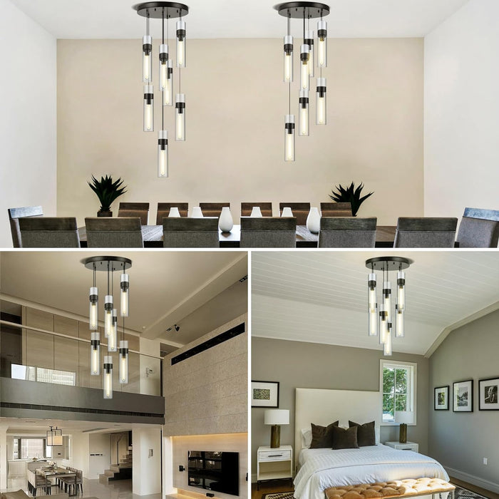 Glass Tube Pendant Light