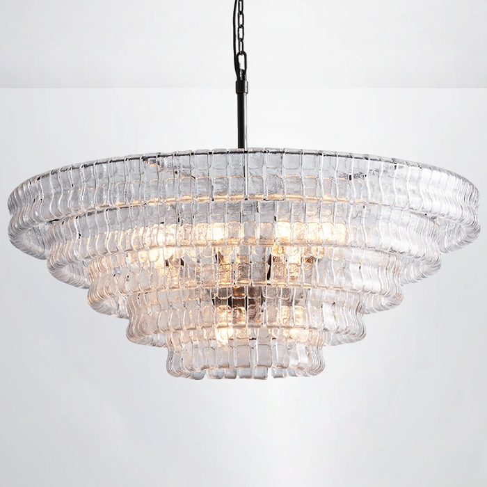 Amori 4/5-Tier Glass Round Chandelier