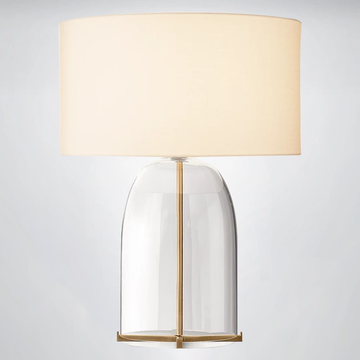 Bleom Clear Glass Table Lamp