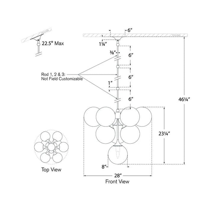 Aerino Cristol Chandelier