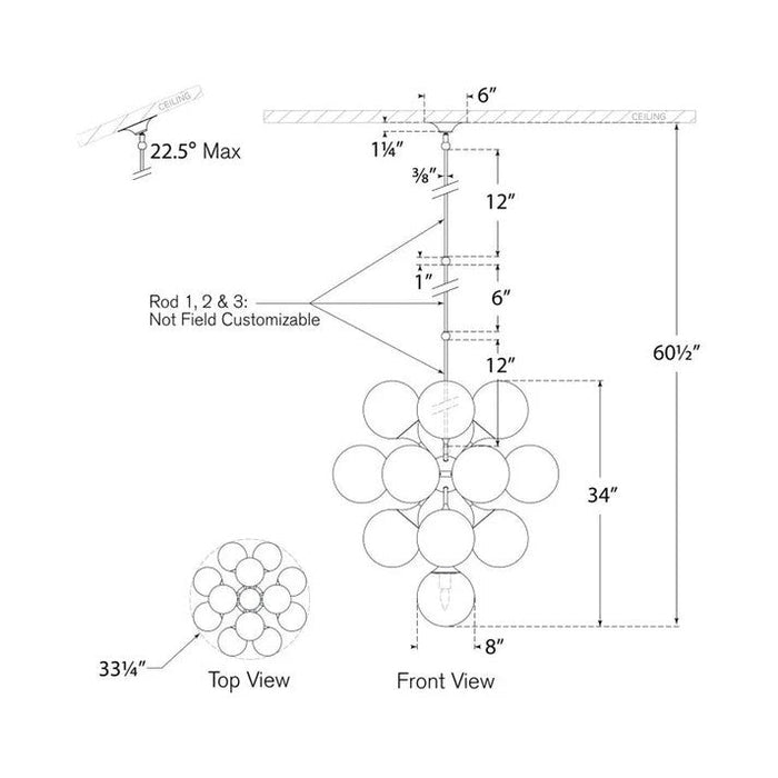 Aerino Cristol Chandelier