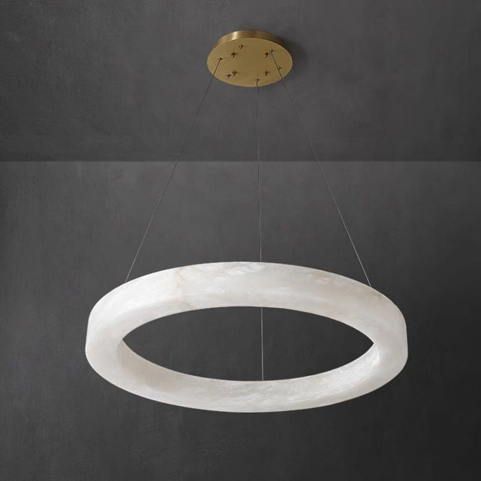 Alabaster Globle Chandelier Light