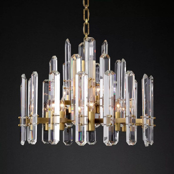 Wigail Prism Round Chandelier 24"