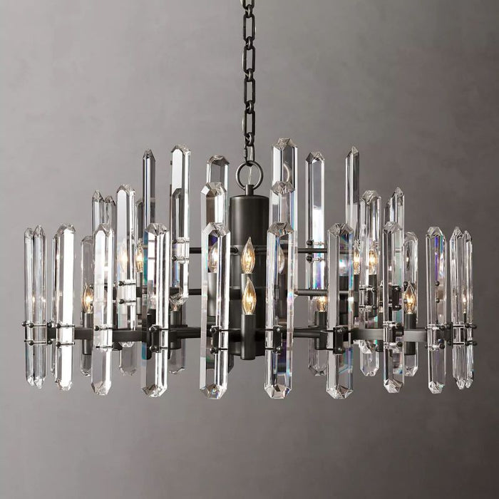 Wigail Prism Round Chandelier 36"