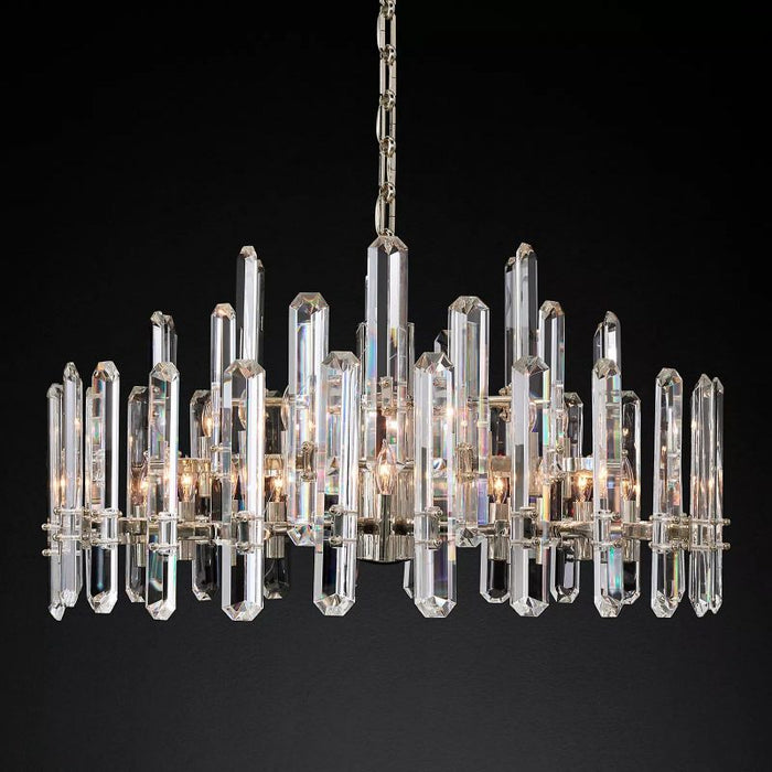 Wigail Prism Round Chandelier 36"