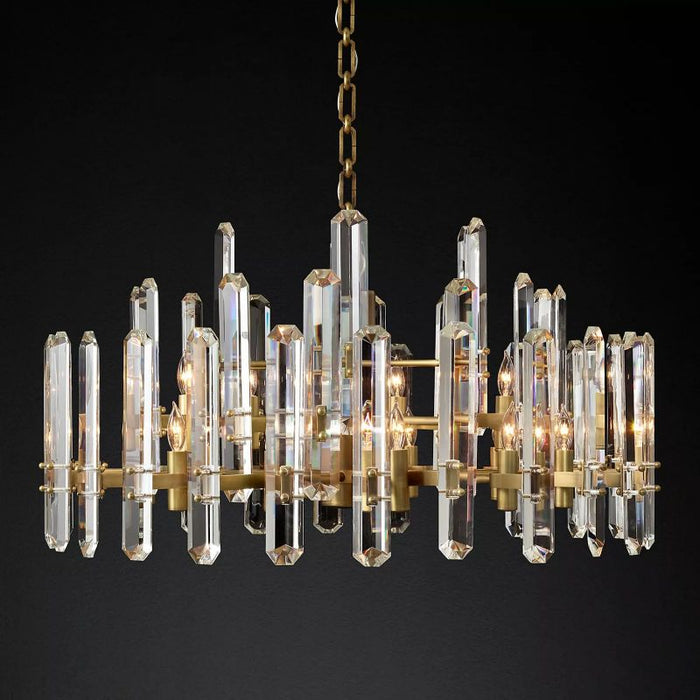 Wigail Prism Round Chandelier 36"