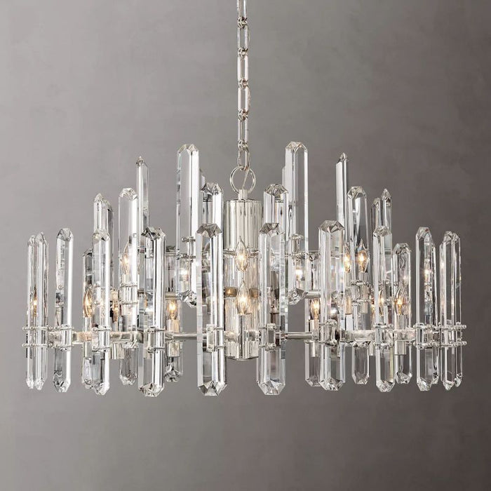 Wigail Prism Round Chandelier 36"