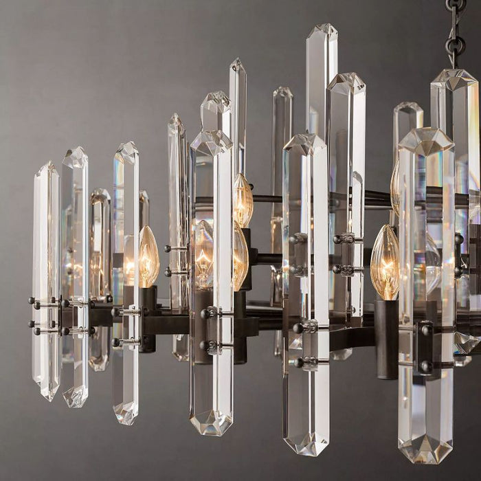 Wigail Prism Round Chandelier 48"