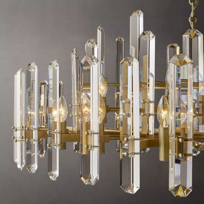 Wigail Prism Round Chandelier 48"