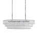 Amor Glass Oval Chandelier 54"W/65"W - thebelacan